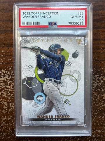 2022 Topps Inception 39 Wander Franco RC PSA 10