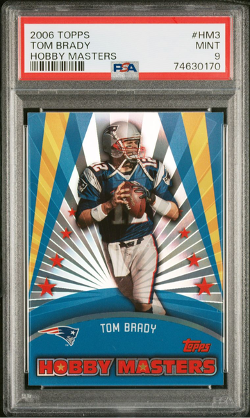 2006 Topps HM3 Tom Brady Hobby Masters PSA 9