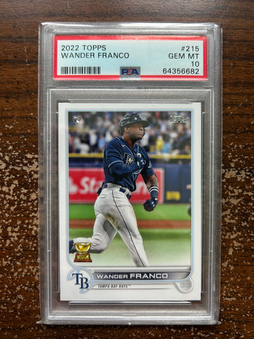 2022 Topps 215 Wander Franco RC PSA 10