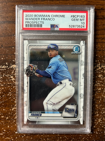 2020 Bowman Chrome BCP163 Wander Franco Prospects PSA 10