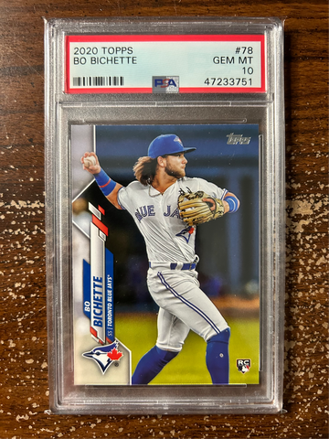 2020 Topps 78 Bo Bichette RC PSA 10