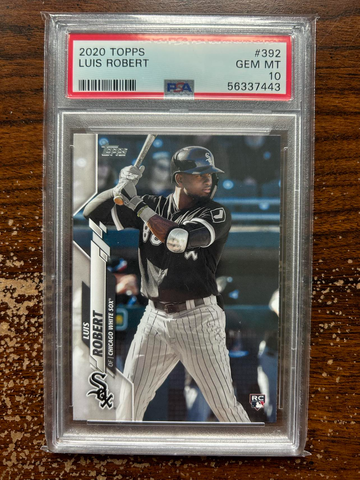 2020 Topps 392 Luis Robert RC PSA 10