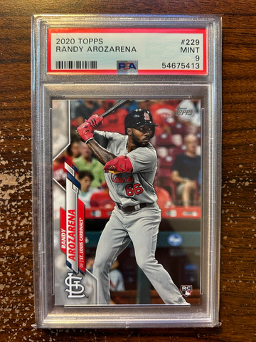 2020 Topps 229 Randy Arozarena PSA 9