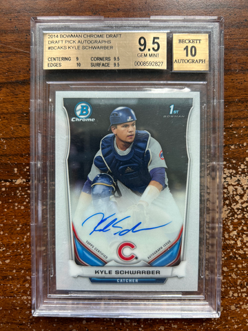 2014 Bowman Draft BCAKS Chrome Draft Picks Autographs BGS 9.5 / 10