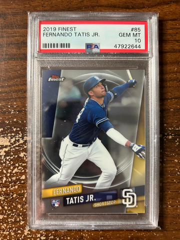 2019 Finest 85 Fernando Tatis Jr. RC PSA 10
