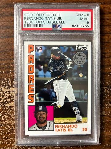2019 Topps Update 84-8 Fernando Tatis Jr. RC 1984 Topps Baseball PSA 9