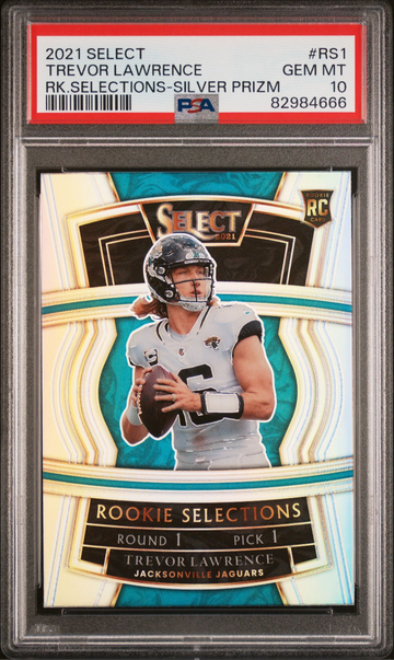 2021 Panini Select Trevore Larence Rookie Selections Silver Prizm PSA 10 Gem Mint