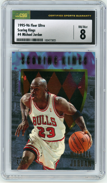 MICHAEL JORDAN 1995-96 Fleer Ultra Scoring Kings #4 CSG 8
