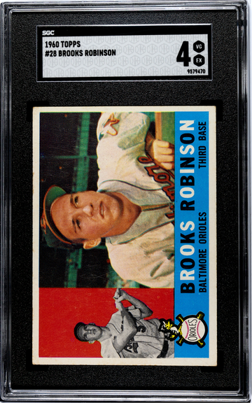 BROOKS ROBINSON 1960 Topps #28 SGC 4