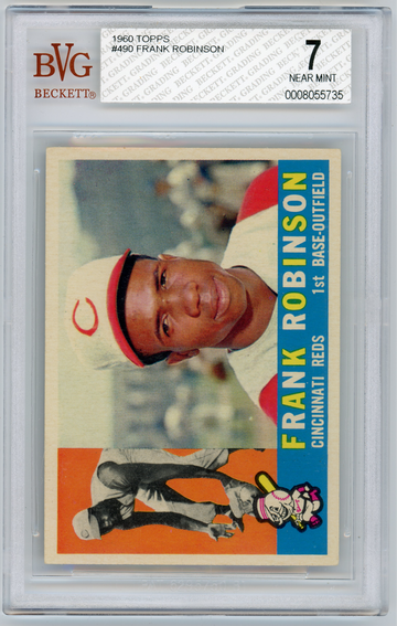FRANK ROBINSON 1960 Topps #490 BGS 7 NEAR MINT