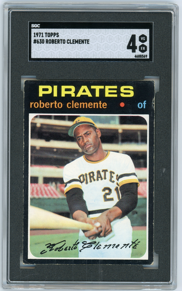 ROBERTO CLEMENTE 1971 Topps #630 SGC 4