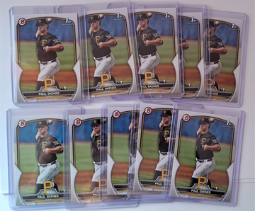 Paul skenes 1st bowman lot of 10