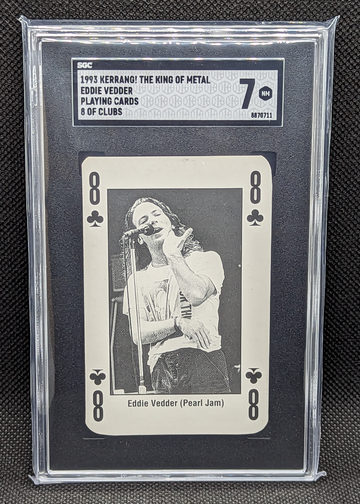 1993 Kerrang! The King of Metal Eddie Vedder 8 of Clubs