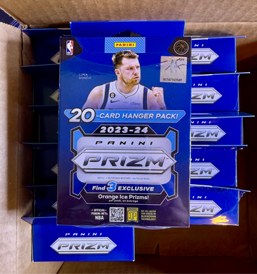 Lot of 12 2023-24 Panini Prizm Basketball Hanger Boxes Orange Ice