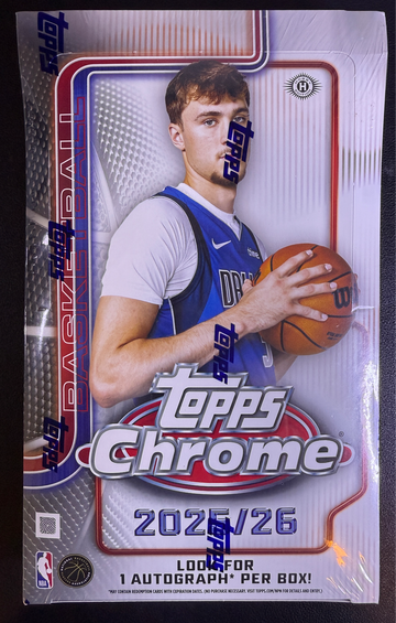 2025-26 Topps Chrome Basketball NBA Hobby Box