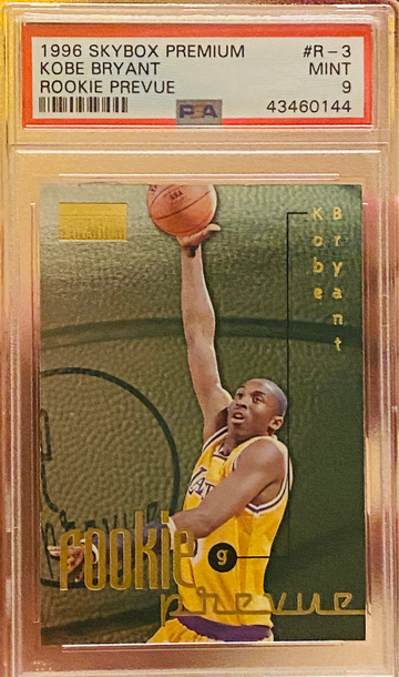 1996 Skybox Premium Kobe Bryant Rookie Prevue PSA 9