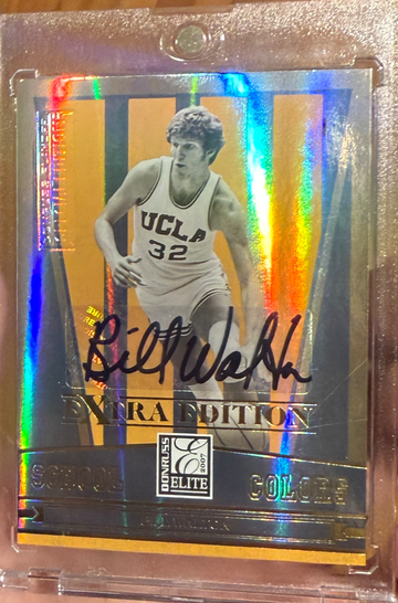2007 Donruss Elite Extra Edition Bill Walton School Colors Auto /2