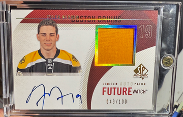 2010 SP Authentic Tyler Seguin Future Watch Rookie Patch Auto /100