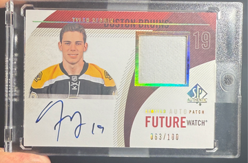 2010 SP Authentic Tyler Seguin Future Watch Rookie Patch Auto /100