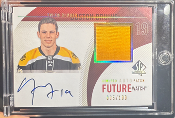 2010 SP Authentic Tyler Seguin Future Watch Rookie Patch Auto /100