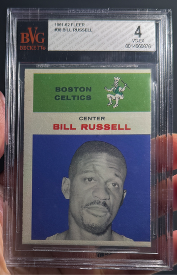 1961 Fleer Bill Russell BVG 4