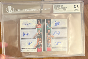 2022 Panini Origins Paolo Banchero Rookie Six Star Signatures Auto BGS 8.5