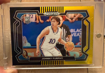 2024 Prizm Draft Picks Johnny Furphy Rookie Black Gold Variation /5