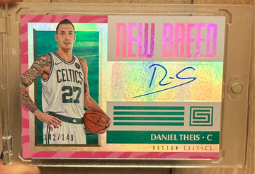 2017-18 Panini Status Daniel Theis New Breed Pink Rookie Auto /149