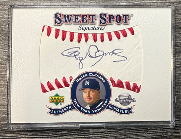 2001 Upper Deck Sweet Spot Signatures Roger Clemens Auto