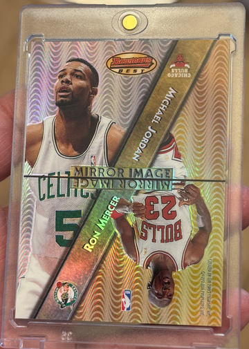 1997 Bowman’s Best Michael Jordan Ron Mercer Stephon Marbury Gary Payton Mirror Image Refractor