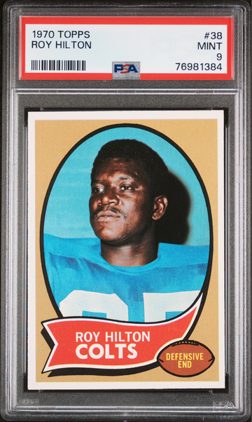 1970 Topps Roy Hilton PSA 9