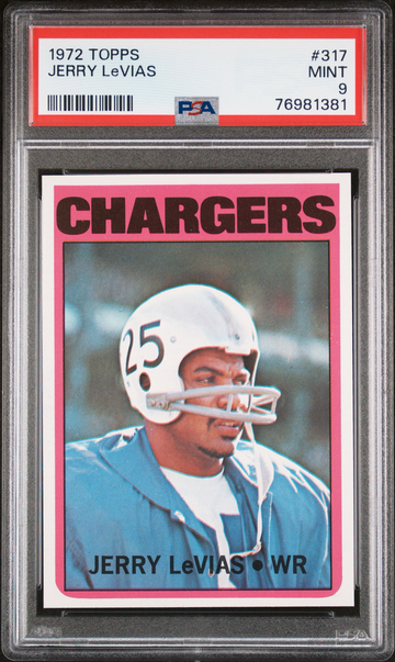 1972 Topps Jerry LeVias PSA 9