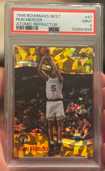 1998-99 Bowman’s Best Ron Mercer Atomic Refractor /100 PSA 9
