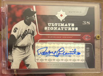 2004 Upper Deck Ultimate Collection Rocky Colavito Signatures /99 Auto