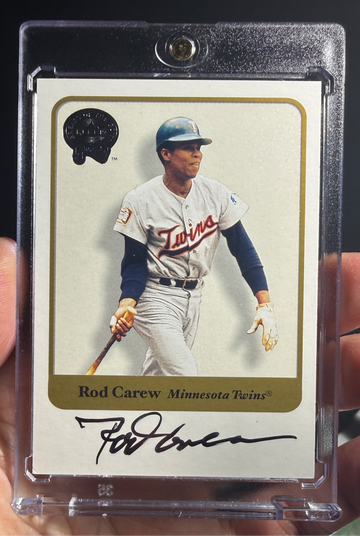 2001 Fleer Greats of the Game Rod Carew Autograph