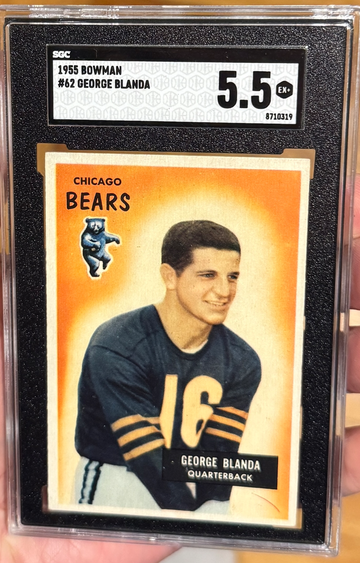 1955 Bowman George Blanda SGC 5.5