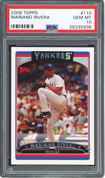 2006 Topps Mariano Rivera PSA 10