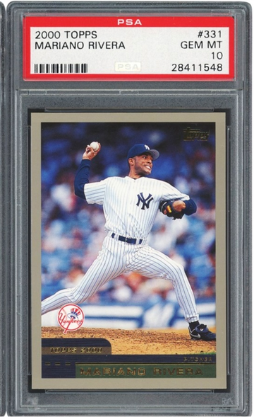 2000 Topps Mariano Rivera PSA 10