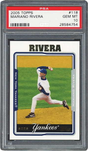 2005 Topps Mariano Rivera PSA 10