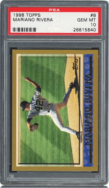 1998 Topps Mariano Rivera PSA 10