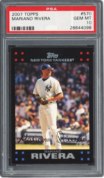 2007 Topps Mariano Rivera PSA 10
