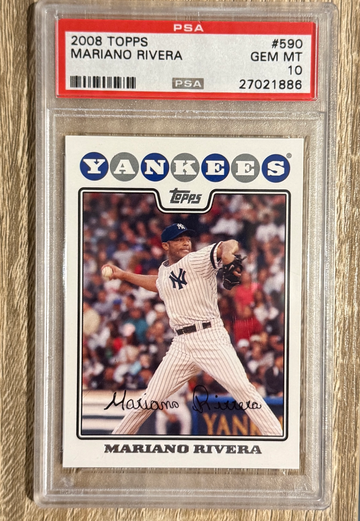 2008 Topps Mariano Rivera PSA 10