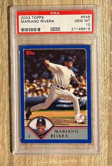 2003 Topps Mariano Rivera PSA 10