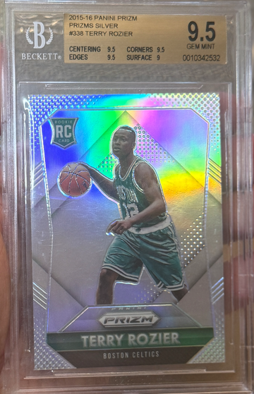 2015 Panini Prizm Terry Rozier Rookie Silver Prizm BGS 9.5