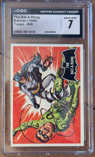 1966 Topps Batman The Bat-A-Rang Riddler CGC 7