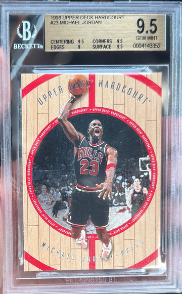 1998 Upper Deck Hardcourt Michael Jordan BGS 9.5