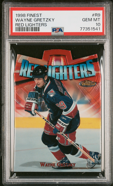 1998 Topps Finest Wayne Gretzky Red Lighters PSA 10