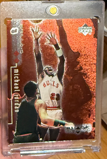 1998 Upper Deck UD Black Diamond Michael Jordan #2 Red Double Diamond /3000