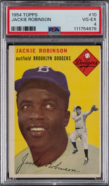1954 Topps Jackie Robinson PSA 4