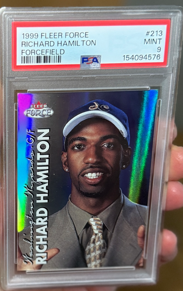 1999 Fleer Force Richard Hamilton Forcefield Rookie /100 PSA 9